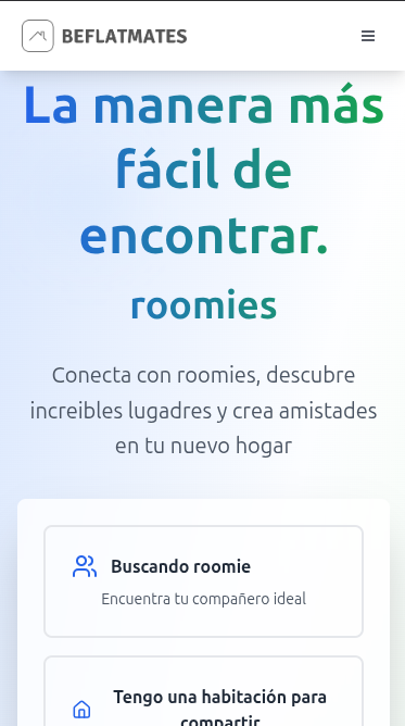Beflatmates App Preview